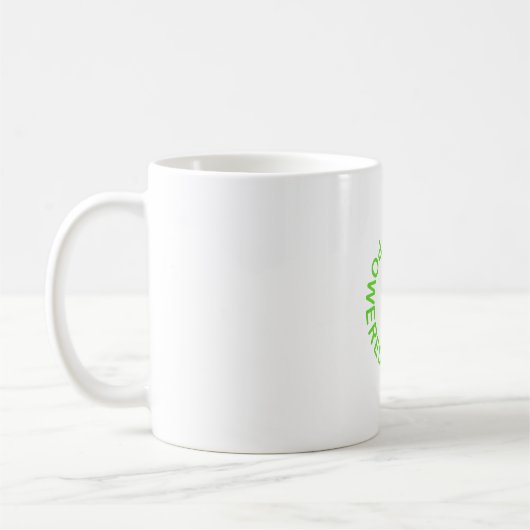 Alimenté Par L'Insuline Diabète Mug (Gauche)
