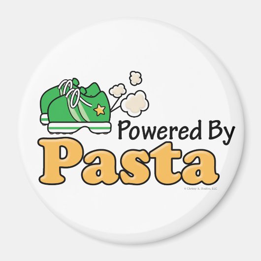 Alimenté Par Pasta Runner Magnet (Devant)