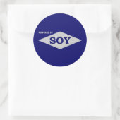 Alimenté par un autocollant Soy (Sac)