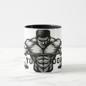 Alimenter Vos Muscles Gym Motivation Mug (Centre)