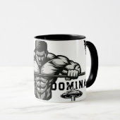 Alimenter Vos Muscles Gym Motivation Mug (Devant droit)