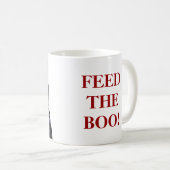 "ALIMENTEZ LE HUER !" Tasse de chat (Devant droit)