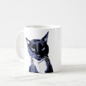 "ALIMENTEZ LE HUER !" Tasse de chat (Devant gauche)