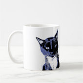 "ALIMENTEZ LE HUER !" Tasse de chat (Gauche)