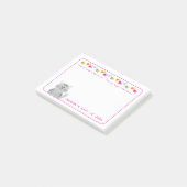 Alimentez les notes de post-it de chat (Incliné)