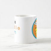 "Alimentez-moi" la tasse de logo de chat (Centre)