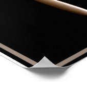 Aliments contemporains sur fourchette affiche d'ar (Coin)