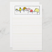 Aliments Cuisine Vintage Articles de papeterie (Devant / Derrière)