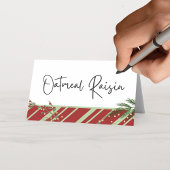 Aliments pliants, boissons ou cartes de séjour