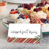 Aliments pliants, boissons ou cartes de séjour