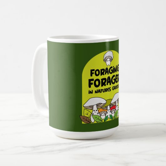 Aliments sauvages fourrage Mug (Devant gauche)