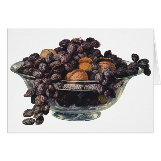 Aliments vintages, noix et amandes, fruits et noix (Devant horizontal)