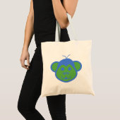 Alimon (Alien Monkey) Canvas tas (Voorkant (product))