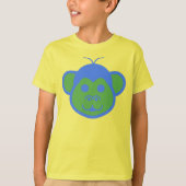 Alimon (Alien Monkey) Kinderen Basic T-shirt (Voorkant)