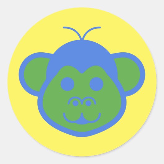 Alimon (Alien Monkey) Sticker (Voorkant)