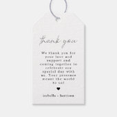 ALINA Elegant Minimalist Modern Dank u Cadeaulabel (Voorkant)