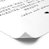 ALINA Minimalist In love Memory Mariage Poster (Coin)