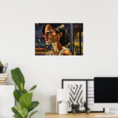 Aline s'élance sur une affiche sulfureuse Miami ni (Bureau à domicile)