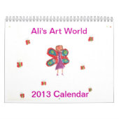Ali's Art World 2013-kalender Kalender (Hoes)