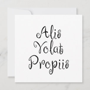 Alis Volat Propiis Kaart