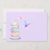 Alisa in Onederland Invitation Kaart (Achterkant)