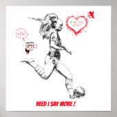 ALISHA LEHMANN POSTER / DÉCORATION MUR (Devant)