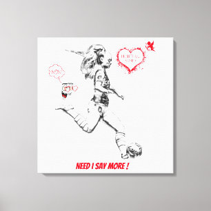 ALISHA LEHMANN, WALL ART, WALL DECOR CANVAS AFDRUK