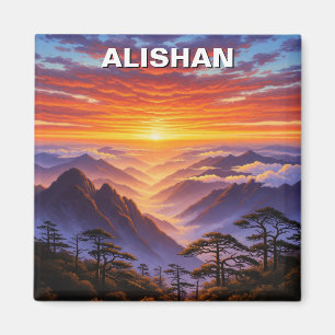 Alishan Taiwan Sunrise Magneet