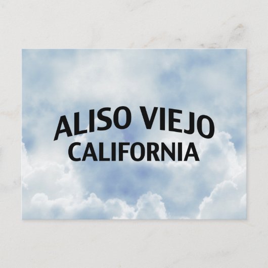 Aliso Viejo California Briefkaart (Voorkant)