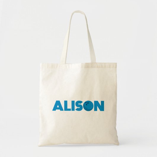 Alison bowling tote bag (Voorkant)