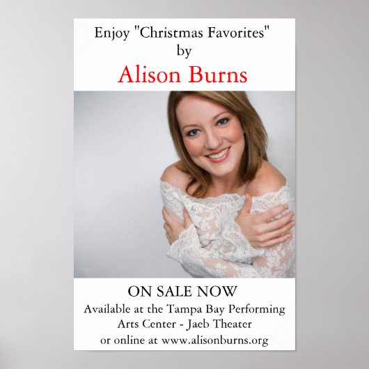 Alison Burns Poster (Voorkant)