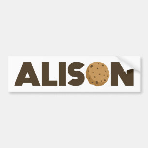 Alison cookie bumpersticker