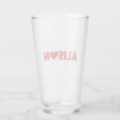 Alison Love Glas (Achterkant)