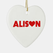Alison Love Keramisch Ornament (Rechts)