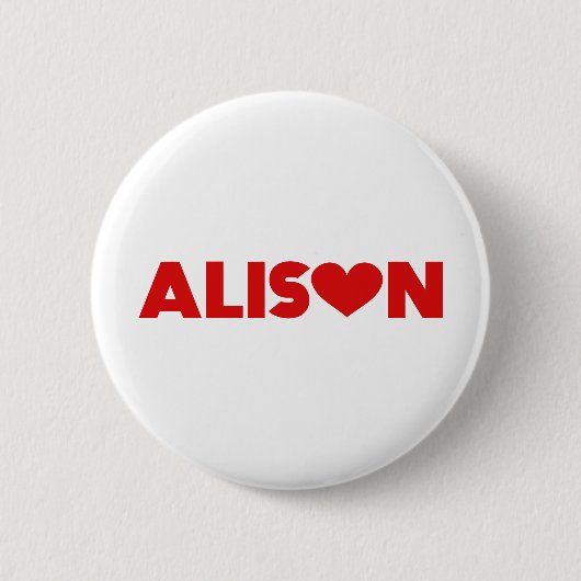Alison Love Ronde Button 5,7 Cm (Voorkant)