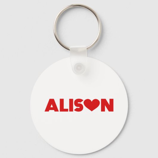 Alison Love Sleutelhanger (Voorkant)