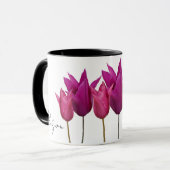  Alison naam  roze tulp bloemen Mok (Voorkant links)