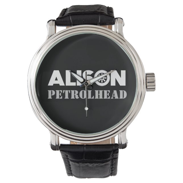 Alison Petrol Head Horloge (Voorkant)