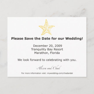 Alison- Save the Date Aankondigingskaart