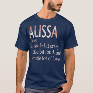 Alissa Meisje Naam Definitie T-shirt