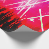 Alistra Electronic Cyber Punk Neon Rave Cadeaupapier (Hoek)