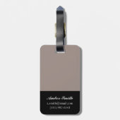 Alium Bagagelabel (Achterkant verticaal)