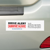 Alive-Bumpersticker aantrekken #2 Bumpersticker (Op auto)