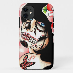 Alive Sugar Skull Girl iPhone 11 Hoesje