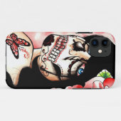 Alive Sugar Skull Girl Case-Mate iPhone Case (Achterkant (horizontaal))