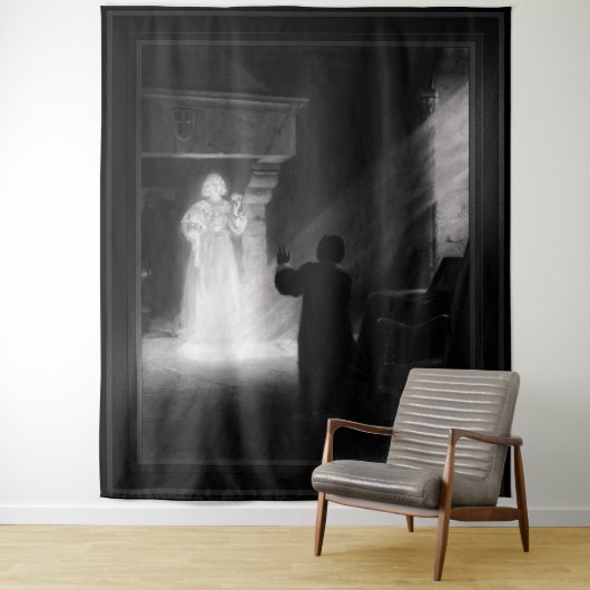 Alix Apparaissant Au Masque door Tony Robert Fleur Wandkleed (In situ)