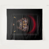 Alkarian Poodle Fantasy Fractal Portret Wandkleed (Voorkant (horizontaal))