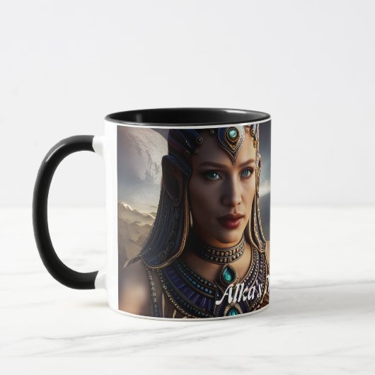 Alka's Morning Tea Gepersonaliseerd  Mok (Links)