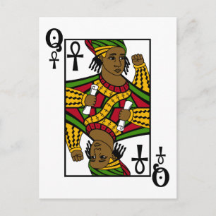 ALKEBULAN - DE ZWARTE KONINGIN BRIEFKAART