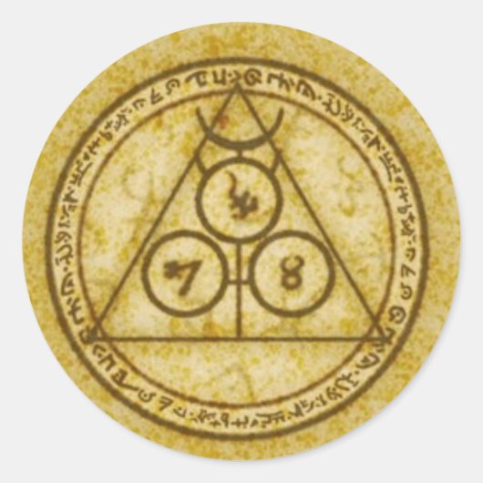 Alkemi-Sticker Ronde Sticker (Voorkant)